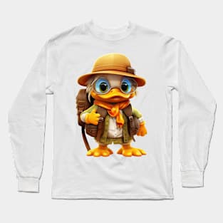 Back To School Duck Long Sleeve T-Shirt